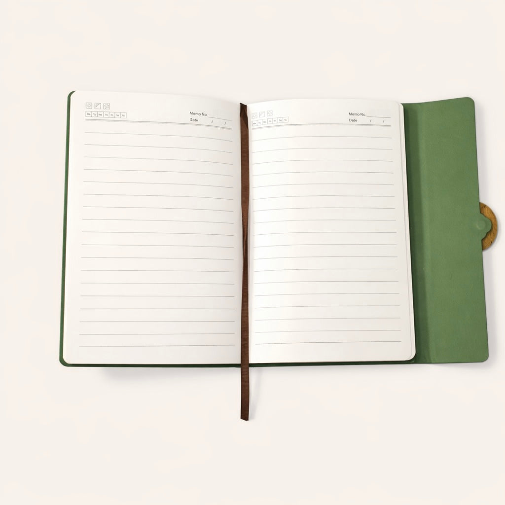 “Book of Commitment Journal” with Yellow Agate Crystal