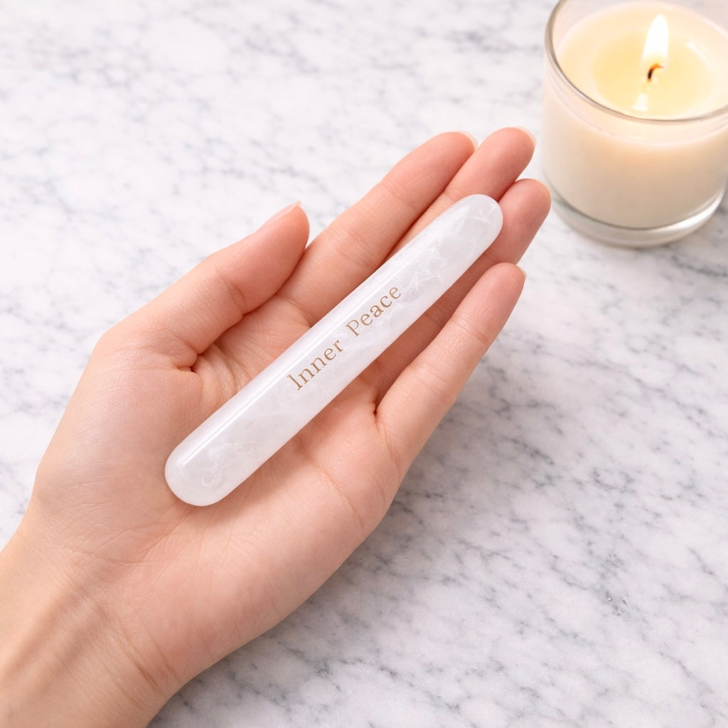 Inner Peace Crystal Quartz Massage Wand