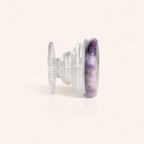 Higher Self Amethyst Crystal Phone Grip Holder - Purple