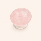 Rose Quartz Crystal Phone Grip Holder - Pink