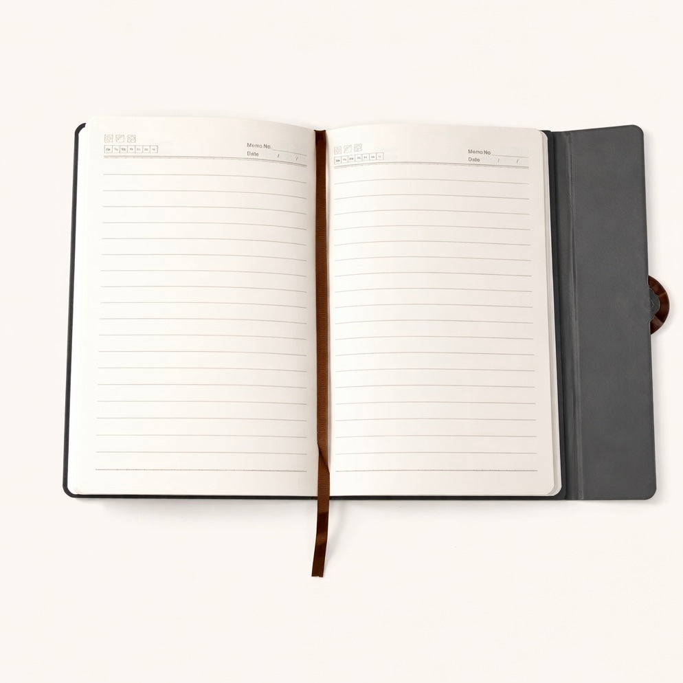 “Book of Reflection Journal” with Purple Amethyst Crystal