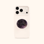 Amethyst Crystal Phone Grip Holder - Purple