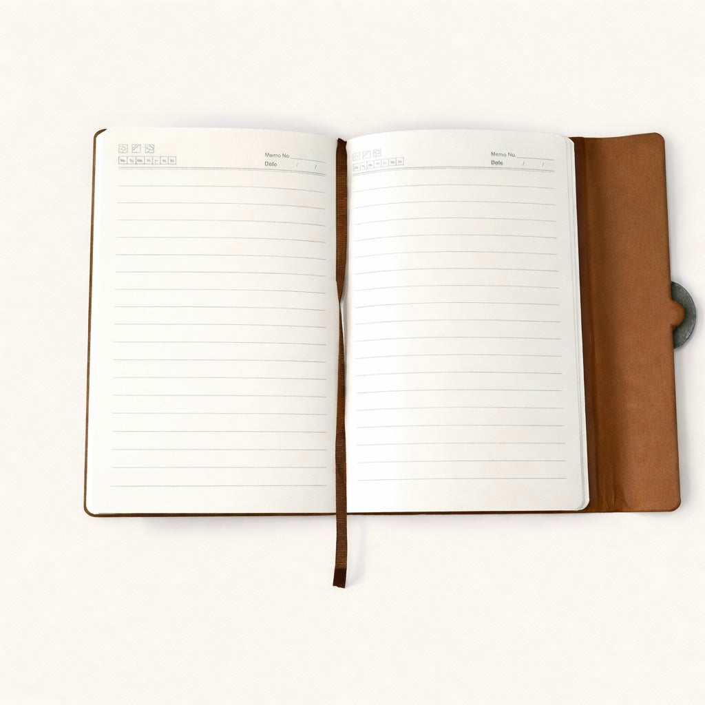 “Book of Destiny Journal” with Green Labradorite Crystal